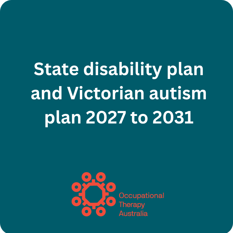 State Disability Plan and Victorian Autism Plan